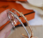 [Imperial] BRAZALETE CON DIAMANTES TRES COLORES