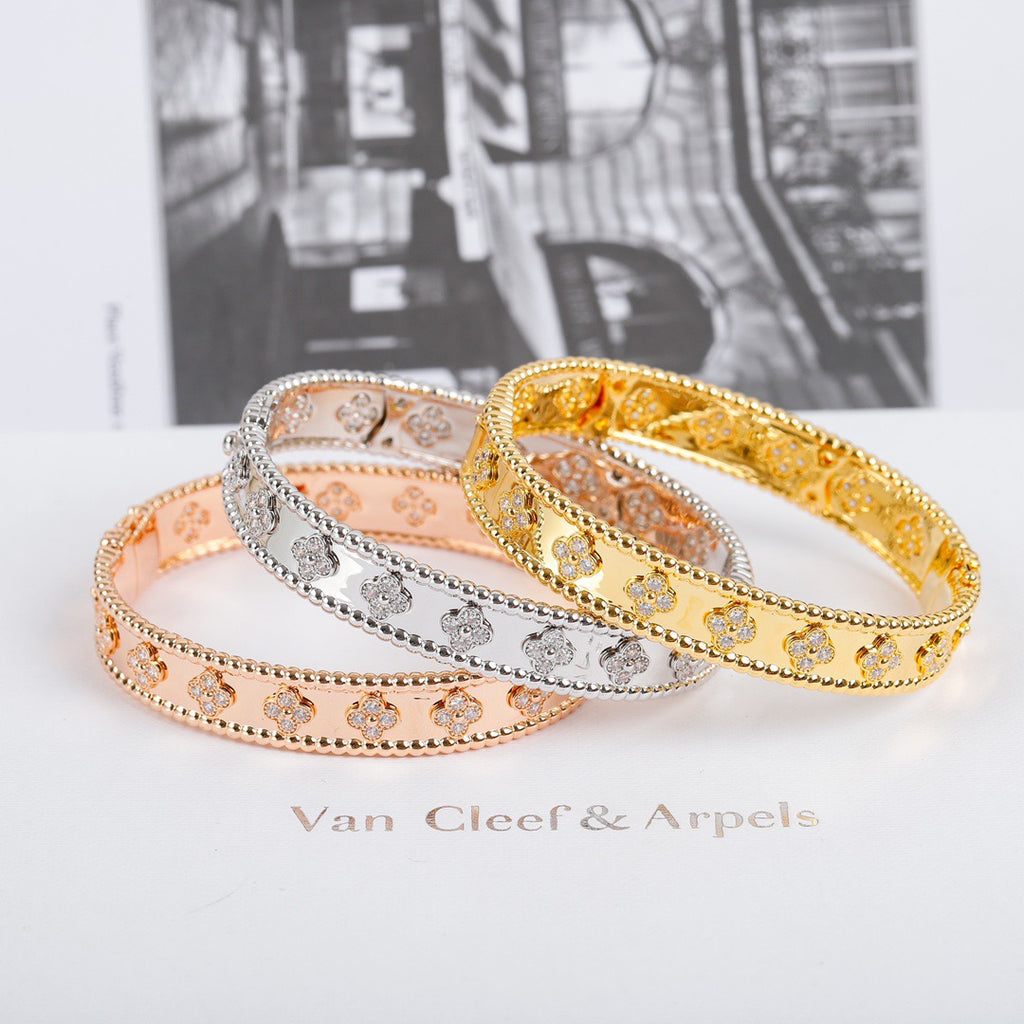 ¡®Imperial¡¯BRAZALETE CLOVER DE 8MM CON DIAMANTES