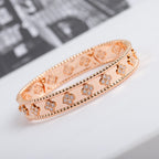 ¡®Imperial¡¯BRAZALETE CLOVER DE 8MM CON DIAMANTES