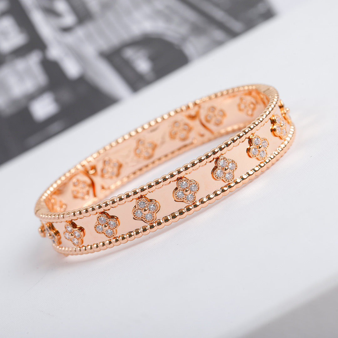 ¡®Imperial¡¯BRAZALETE CLOVER DE 8MM CON DIAMANTES