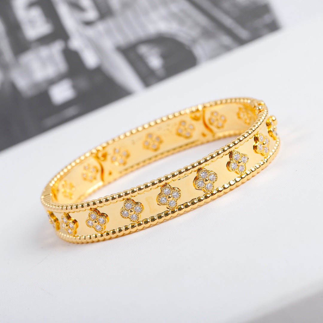 ¡®Imperial¡¯BRAZALETE CLOVER DE 8MM CON DIAMANTES
