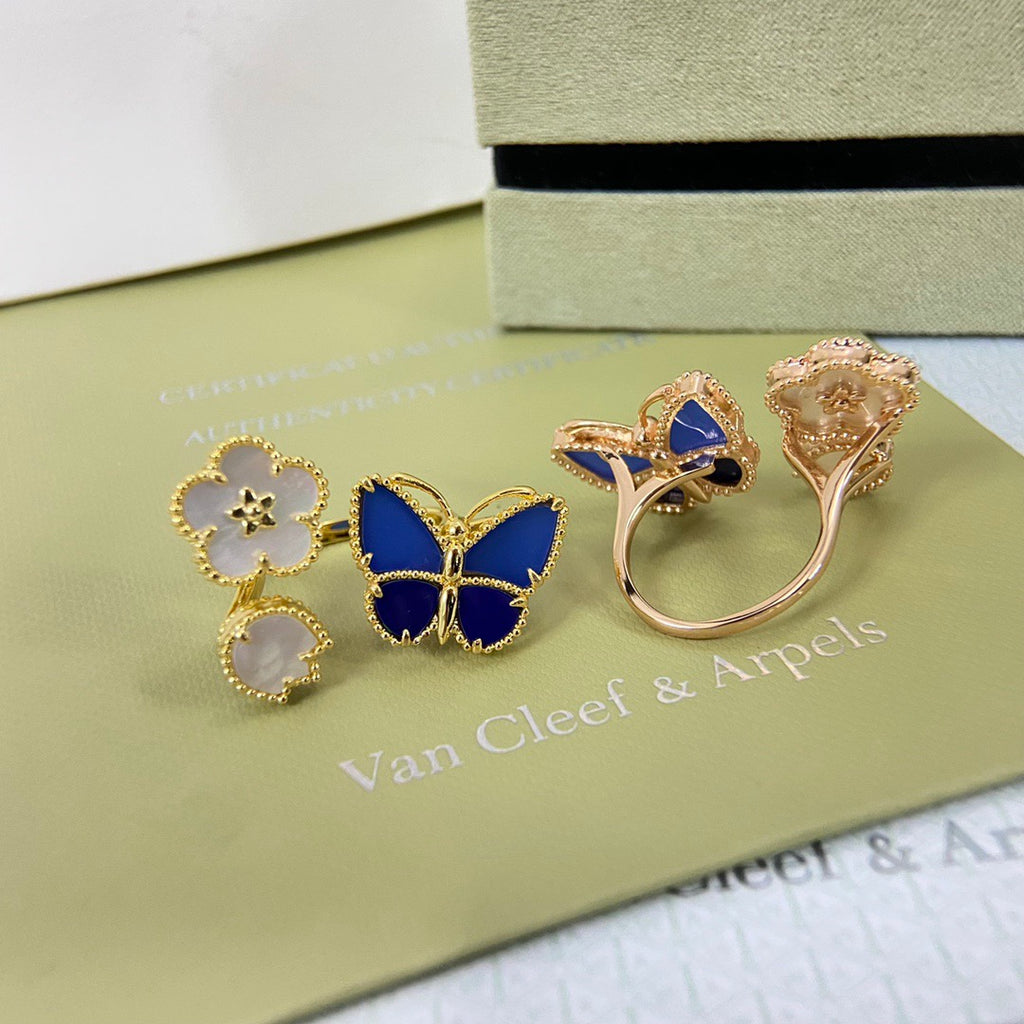 [Imperial] 2026 NUEVO MODELO ANILLO DE ORO DE SUERTE 3 MOTIVOS DE PRIMAVERA