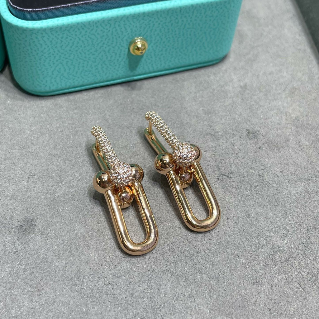 [Imperial] ARETES DE DIAMANTE EN FORMA DE U TF