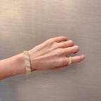 [Imperial]  PERLEE DIAMOND BRACELET ,5-ROW DIAMOND-SET DESIGN