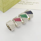 [Imperial]  PERLEE DIAMOND RING ,5-ROW DIAMOND-SET DESIGN