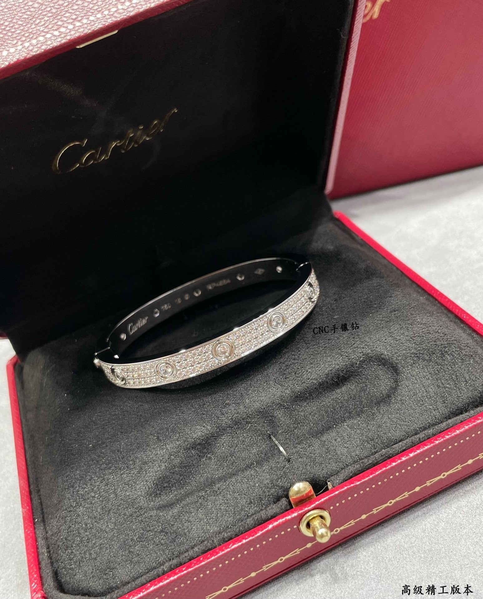 ¡®Imperial¡¯LOVE BRACELET 6.1MM DIAMOND-PAVED 10 BIG DIAMONDS