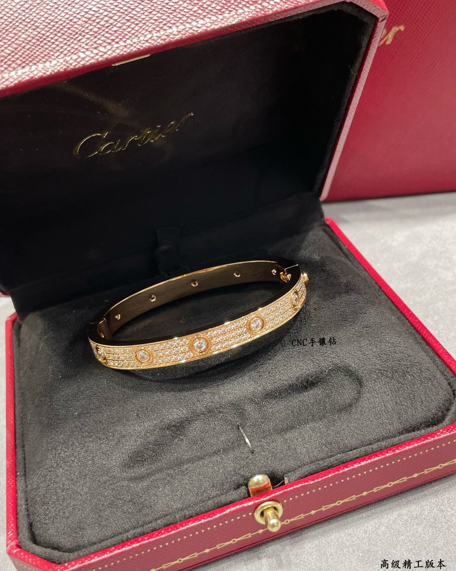 ¡®Imperial¡¯LOVE BRACELET 6.1MM DIAMOND-PAVED 10 BIG DIAMONDS