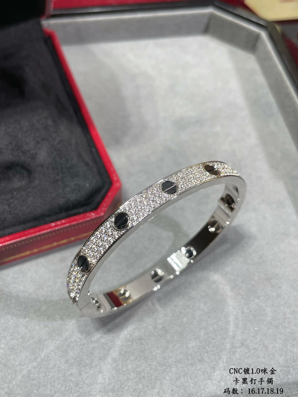 ¡®Imperial¡¯LOVE BRACELET 6.1MM DIAMOND-PAVED CERAMIC
