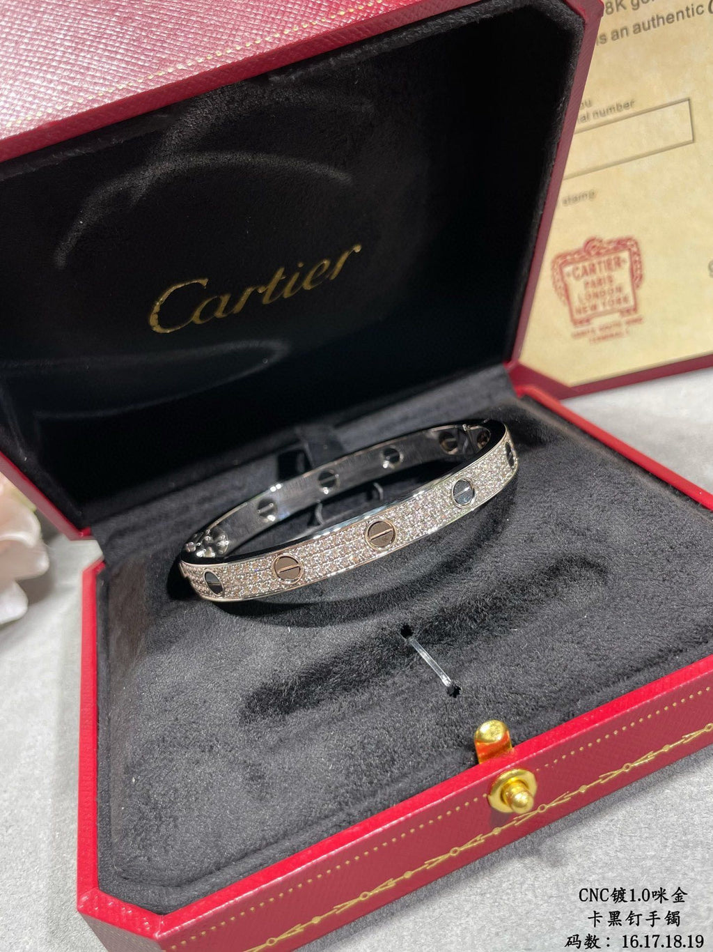 ¡®Imperial¡¯LOVE BRACELET 6.1MM DIAMOND-PAVED CERAMIC