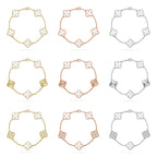[Imperial]New CLOVER WHITE PEARL MOP 5 MOTIF BRACELET COLLECTION