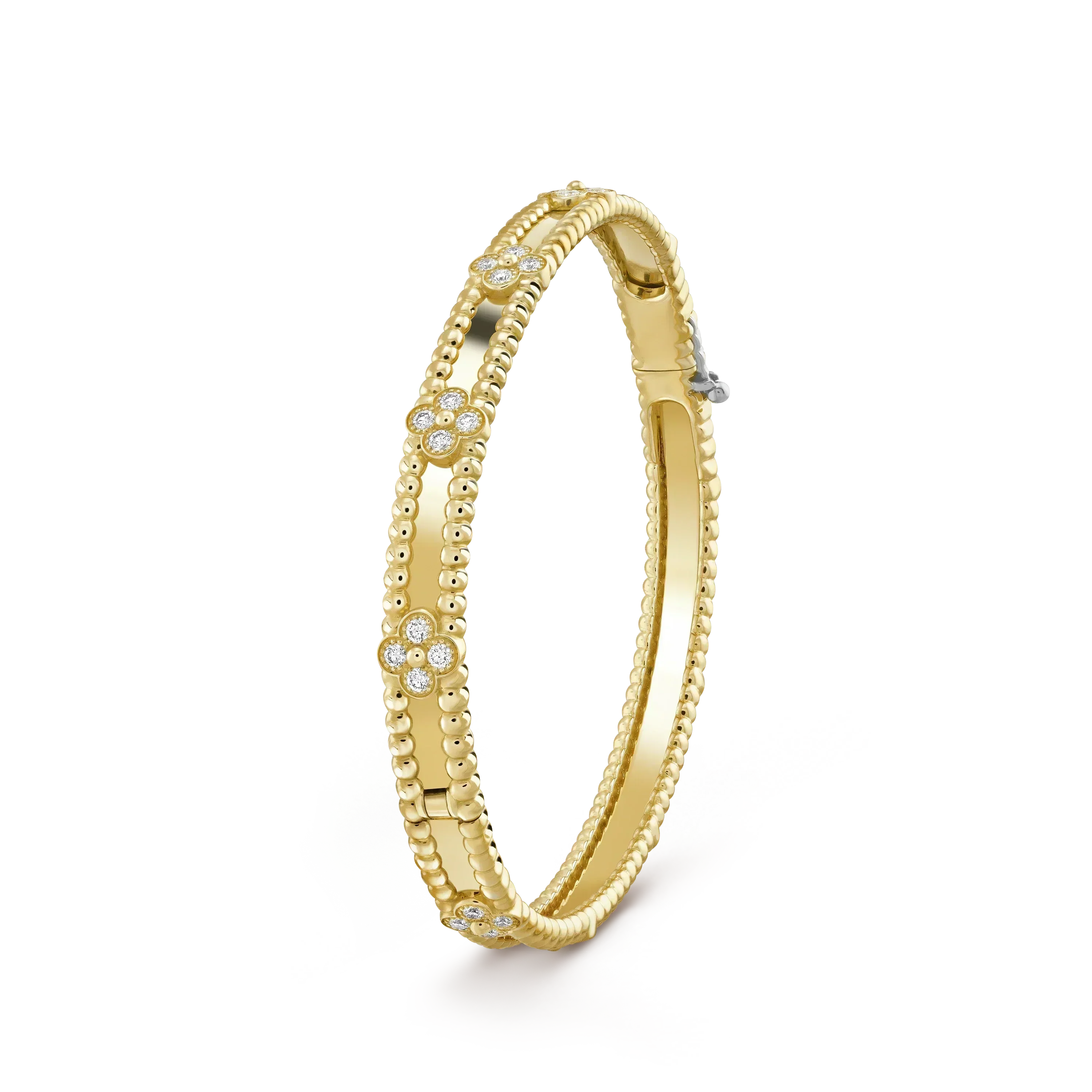 Imperial Kleeblatt-Armband mit 4 mm Diamanten