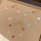 Imperial CLOVER 5 MOTIF PINK BLUE RED WHITE ARMBAND 