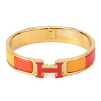 Imperial H Armband Orange Regenbogen Keramik