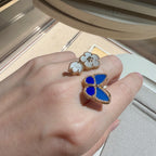 [Imperial] 2026 NUEVO MODELO ANILLO DE ORO DE SUERTE 3 MOTIVOS DE PRIMAVERA