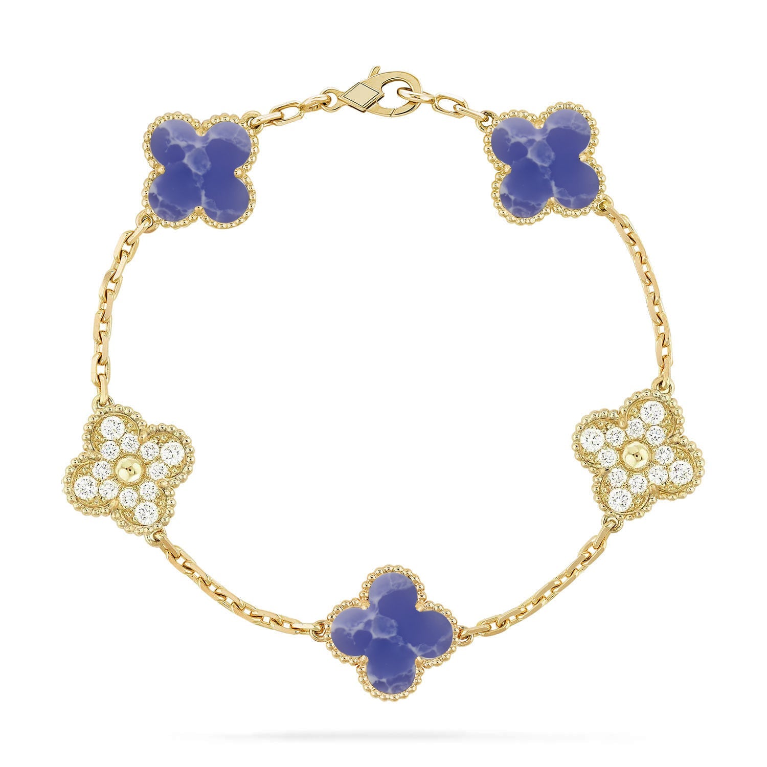 [Imperial]New CLOVER 5 MOTIF BLUE VEINS BRACELET COLLECTION