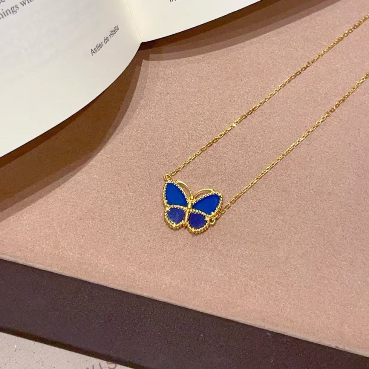 [Imperial] 2026 BUTTERFLY BLUE   NECKLACE