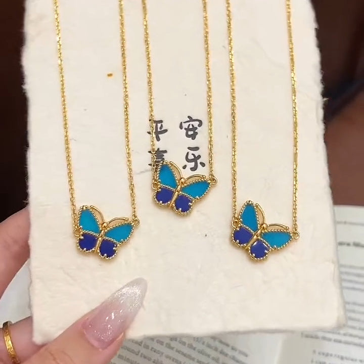 [Imperial] 2026 BUTTERFLY BLUE   NECKLACE