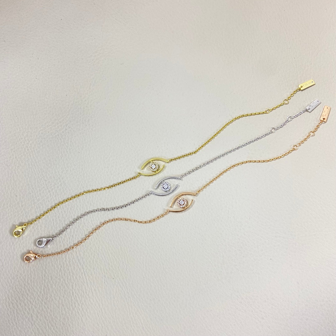 [Imperial] Eye Pave-Set Diamond Bracelet