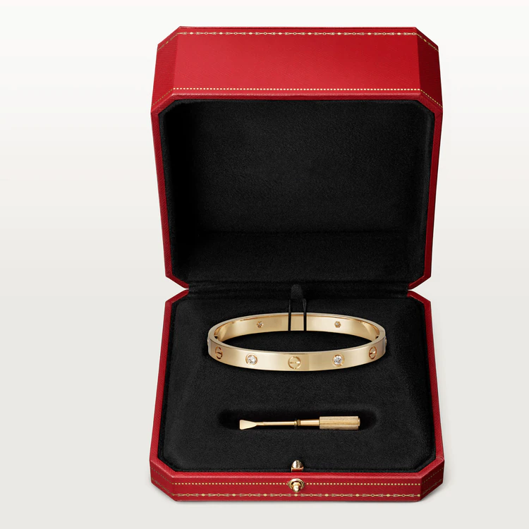 Imperial LOVE Armband 6,1 mm 4 Diamanten 