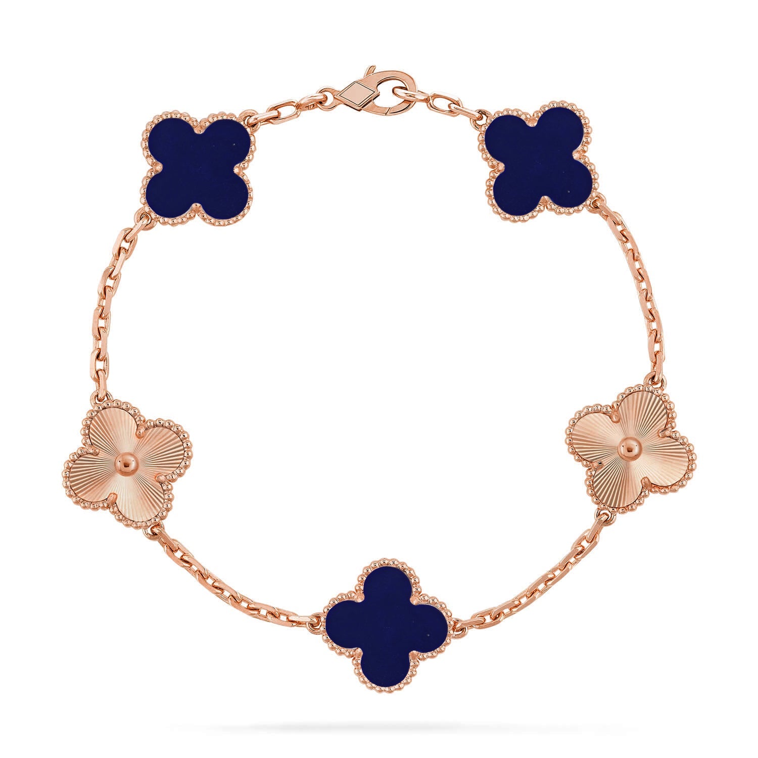 [Imperial]New CLOVER 5 MOTIF LAPIS LAZULI BRACELET COLLECTION