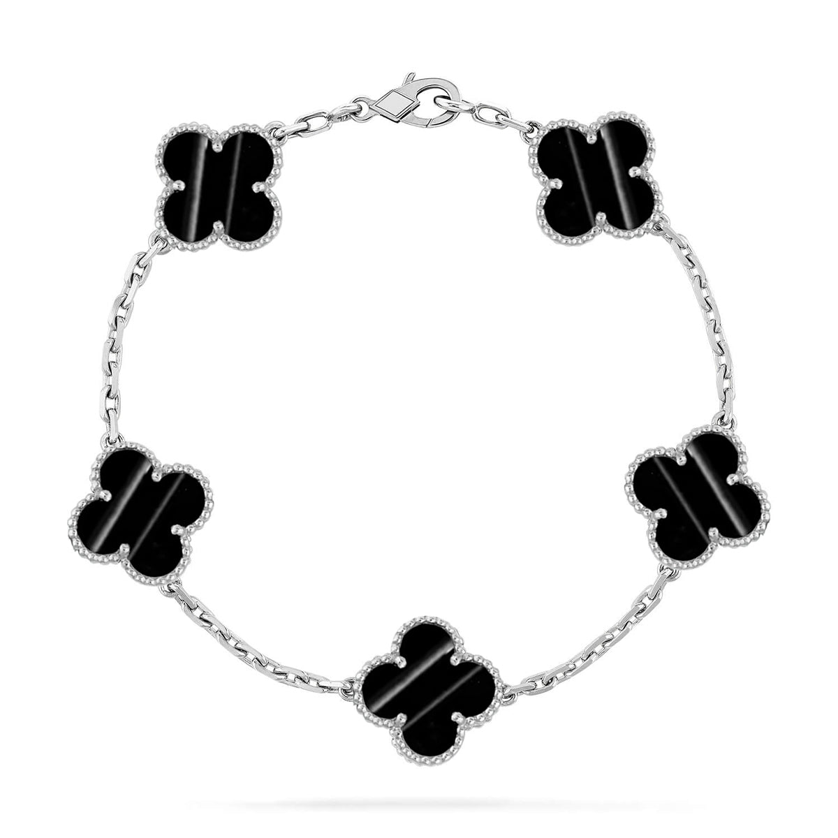 [Imperial]Nueva COLECCIÓN DE BRAZALETE TREBOL 5 MOTIVOS PIEDRA PULSAR