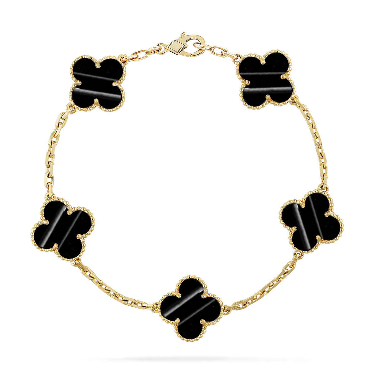[Imperial]Nueva COLECCIÓN DE BRAZALETE TREBOL 5 MOTIVOS PIEDRA PULSAR