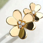 Imperial CLOVER COMOS GOLD DIAMOND RING