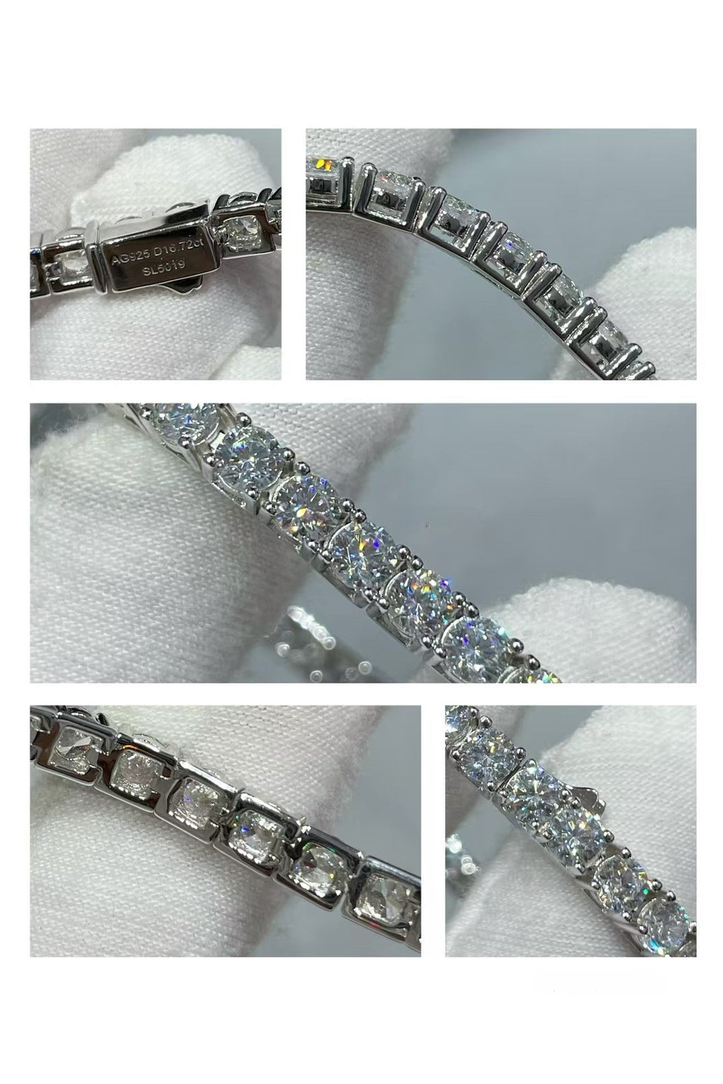 [¡®Imperial¡¯]BRAZALETE DE TENIS CON CONFIGURACIÓN COMPLETA DE DIAMANTES