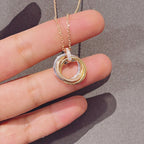 Imperial Trinity Halskette aus Gold und Diamanten