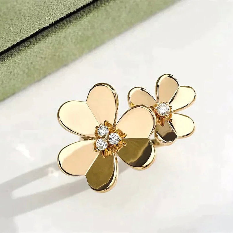 Imperial CLOVER COMOS GOLD DIAMOND RING