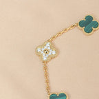 [Imperial]New  CLOVER 5 MOTIF MALACHITE BRACELET COLLECTION