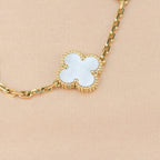 ¡®Imperial¡¯CLOVER  5 MOTIF WHITE MOP BRACELET