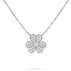 ¡®Imperial¡¯CLOVER DIAMOND NECKLACE SILVER