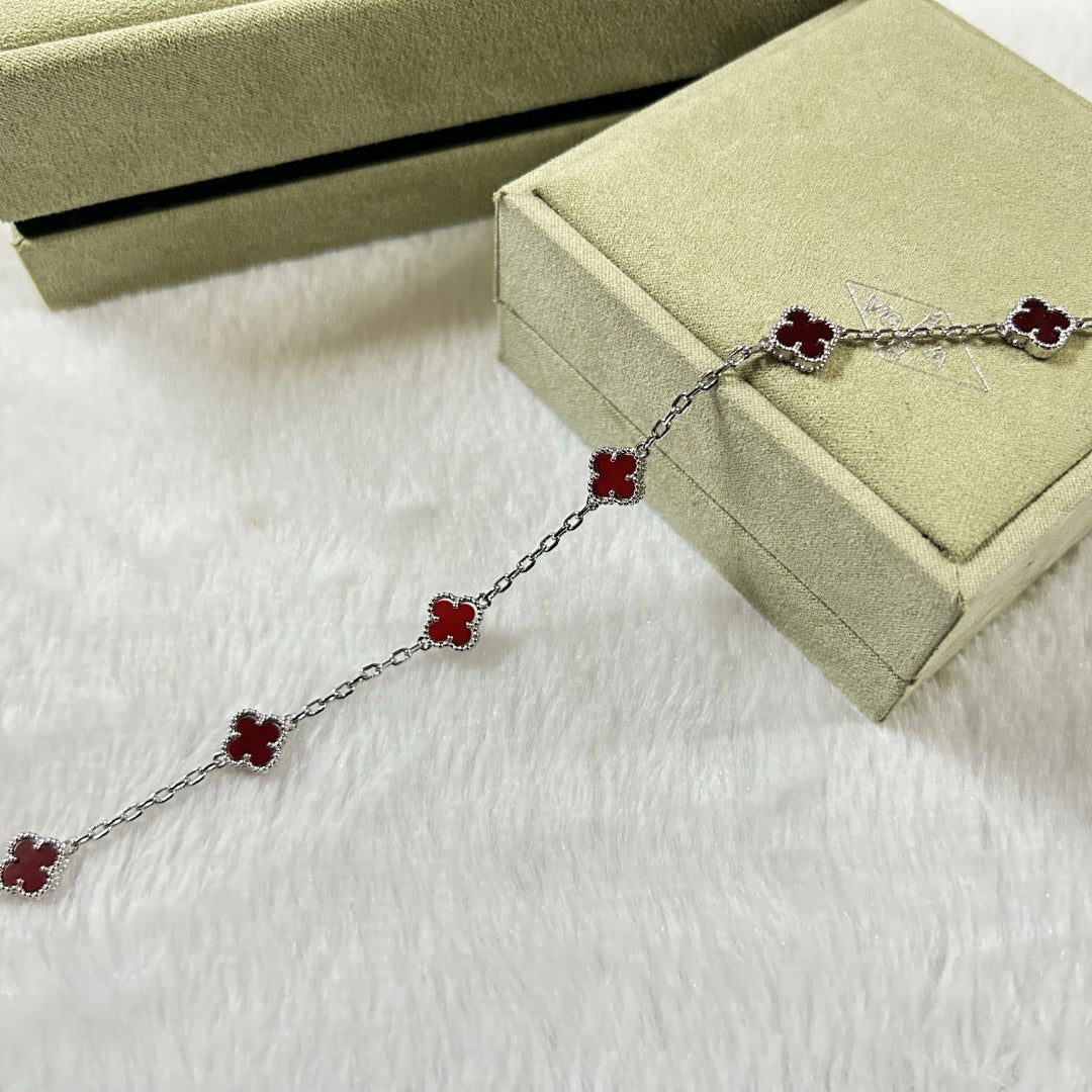 [¡®Imperial¡¯]BISUTERÍA DE ÁGATA ROJA 6 MOTIVOS CLOVER