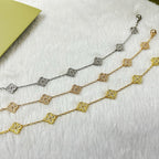 [Imperial]Nuevo BRAZALETE DE DIAMANTE TREBOL 6 MOTIVOS
