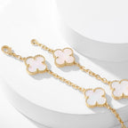 ¡®Imperial¡¯CLOVER 10 MOTIFS WHITE MOTHER OF PEARL NECKLACE