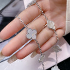 ¡®Imperial¡¯CLOVER 10 MOTIFS WHITE MOTHER OF PEARL NECKLACE