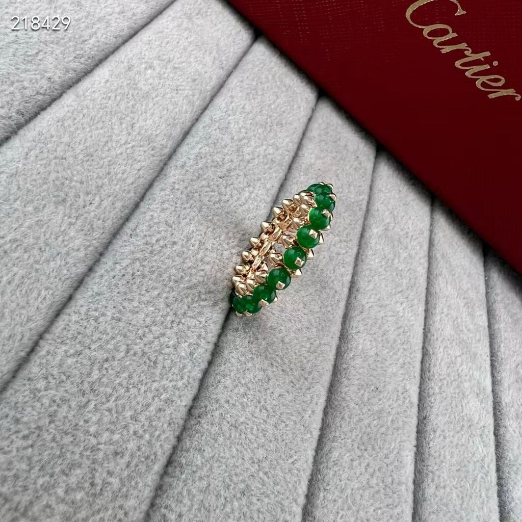 [Imperial] CLASH NEW COLORED GEMSTONE RING