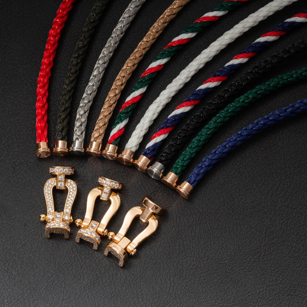 Imperial FORCE Großes Hufeisenarmband ohne Diamanten, Silber