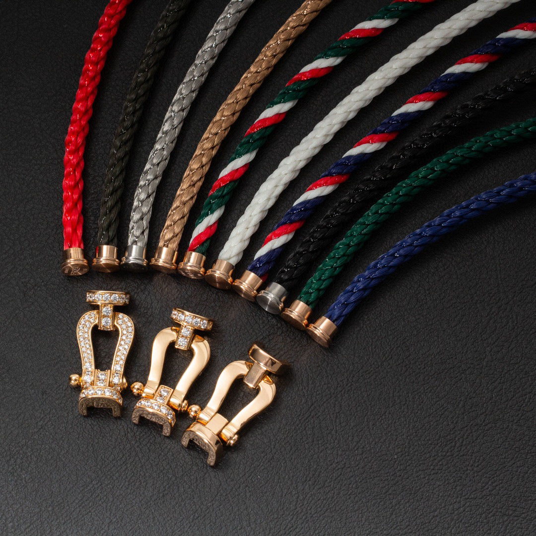 Imperial FORCE Großes Hufeisenarmband ohne Diamanten, Gold