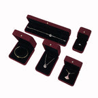 Schmuckkästchen aus Flanell (Geschenkbox ohne Logo)