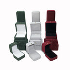 Schmuckkästchen aus Flanell (Geschenkbox ohne Logo)