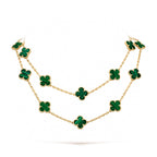¡®Imperial¡¯CLOVER 20 MOTIFS MALACHITE GOLD