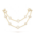 ¡®Imperial¡¯CLOVER 20 MOTIFS WHITE MOP NECKLACE