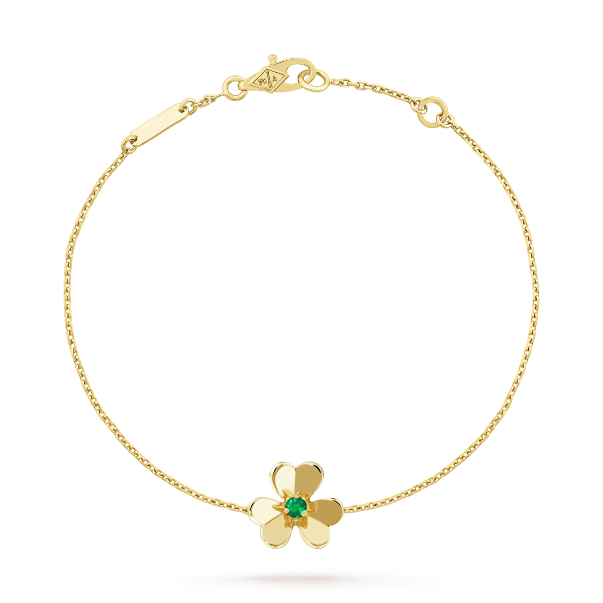 Imperial FRIVOLE GOLD FLOWER PINK MALACHITE ARMBAND
