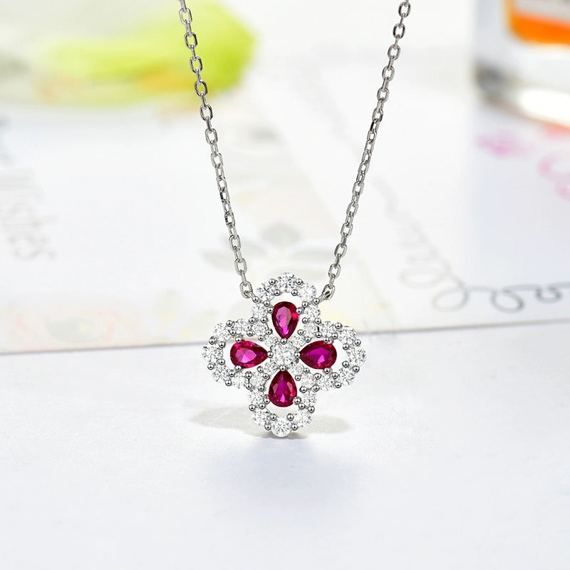 ¡®Imperial¡¯LOOP NECKLACE FULL MOTIF DIAMOND 16MM MULTIPLE COLORS