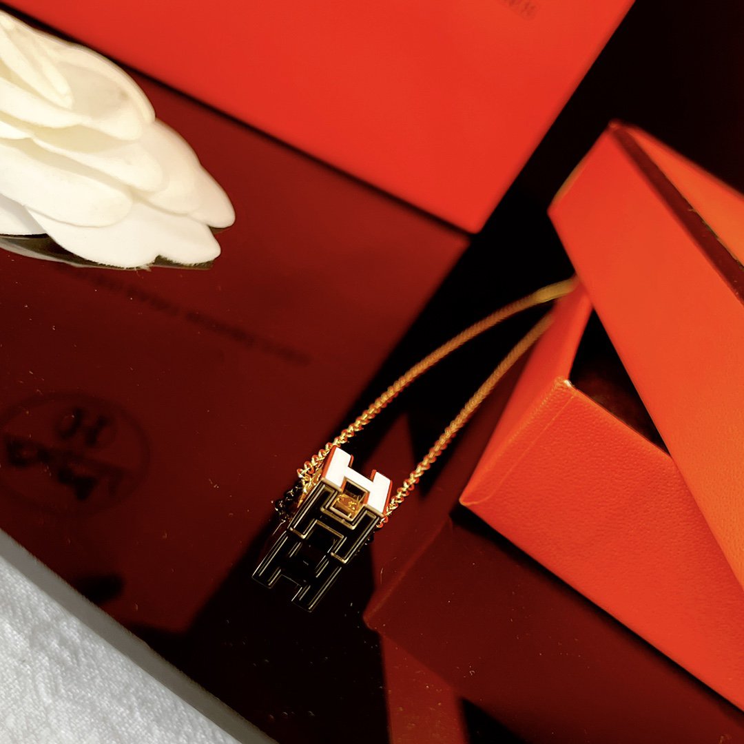 Imperial H WEISSE QUADRATISCHE GOLDKETTE