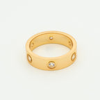 Imperial LOVE RING 5,5 MM 6 DIAMANTEN ROSÉGOLD