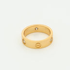 Imperial LOVE RING 5,5 MM 3 DIAMANTEN ROSÉGOLD