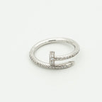 Imperial Juste Ring, 1,8 mm Silber, Diamanten